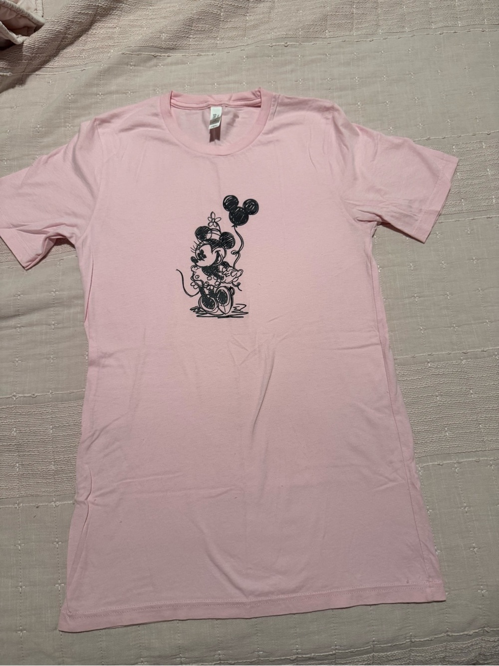 Bella Canvas Pink Minnie Mouse Graphic Tee